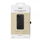 Buffalo iPhone 15 Plus Cover Ægte læder MagSeries Sort