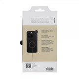 Buffalo iPhone 15 Pro Cover Ægte læder MagSeries Sort