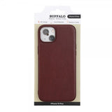 Buffalo iPhone 15 Plus Cover PU MagSeries Brun