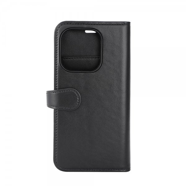 Buffalo iPhone 15 Pro Etui 3 Kortlommer Aftagelig Skal MagSeries Sort