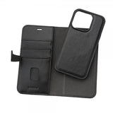 Buffalo iPhone 15 Pro Etui 3 Kortlommer Aftagelig Skal MagSeries Sort