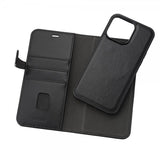 Buffalo iPhone 15 Pro Max Cover 3 kortlommer Aftageligt cover MagSeries Sort