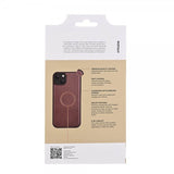 Buffalo iPhone 15 Plus Etui 3 Kortlommer Aftagelig Skal MagSeries Brun