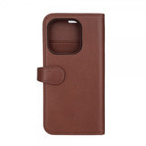 Buffalo iPhone 15 Pro Etui 3 Kortlommer Aftageligt Cover MagSeries Brun