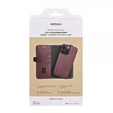 Buffalo iPhone 15 Pro Max Etui 3 Kortlommer Aftageligt Cover MagSeries Brun