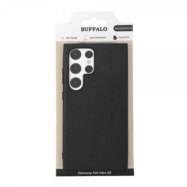 Buffalo Samsung Galaxy S24 Ultra Cover PU Sort