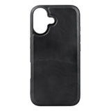 Buffalo iPhone 16 Cover Ægte læder MagSeries Sort