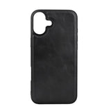 Buffalo iPhone 16 Plus Cover Ægte læder MagSeries Sort