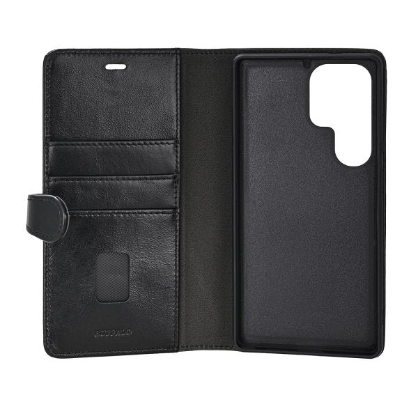 Buffalo Samsung Galaxy S25 Ultra Etui 2-i-1 Aftagelig Pung Sort