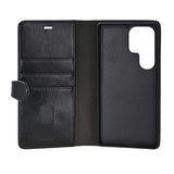 Buffalo Samsung Galaxy S25 Ultra Etui 2-i-1 Aftagelig Pung Sort