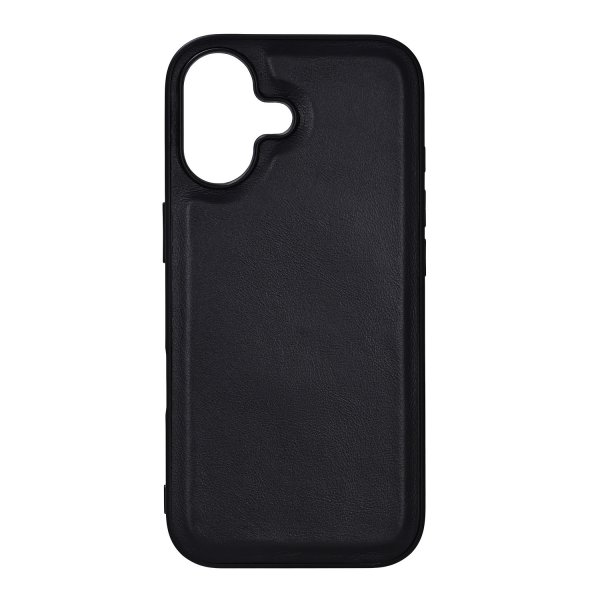 Buffalo iPhone 17 Cover Ægte læder MagSeries Sort