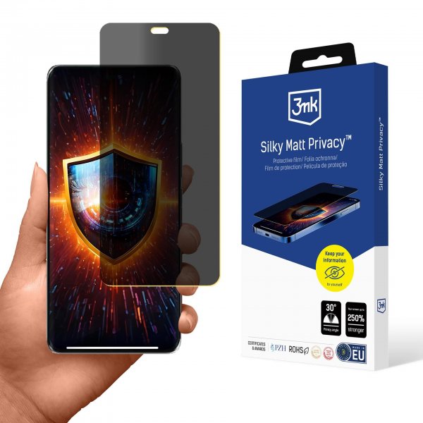 3mk Honor Magic 7 Lite Skærmbeskyttelse Silky Matt Privacy
