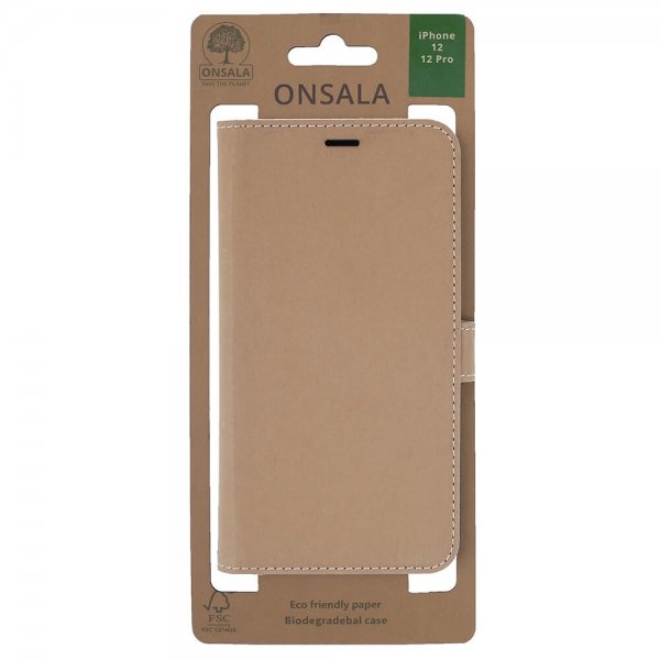 Onsala iPhone 12/iPhone 12 Pro Etui ECO Beige