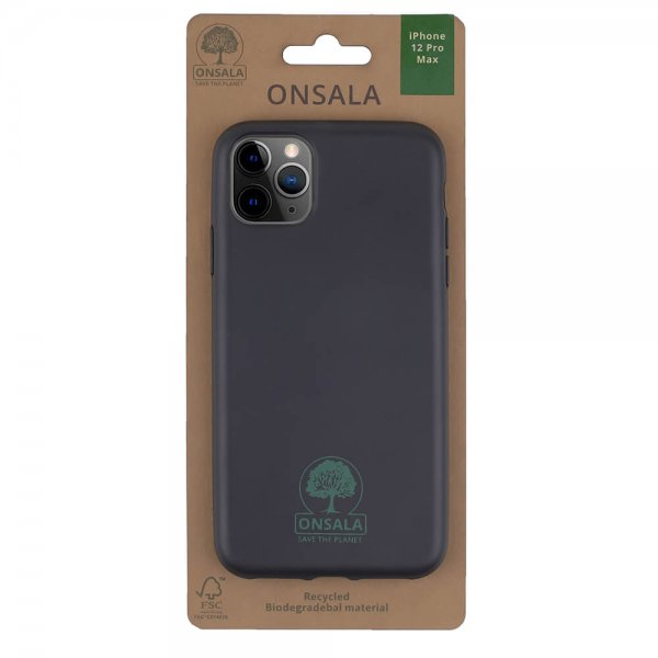 Onsala iPhone 12 Pro Max Cover ECO Sort