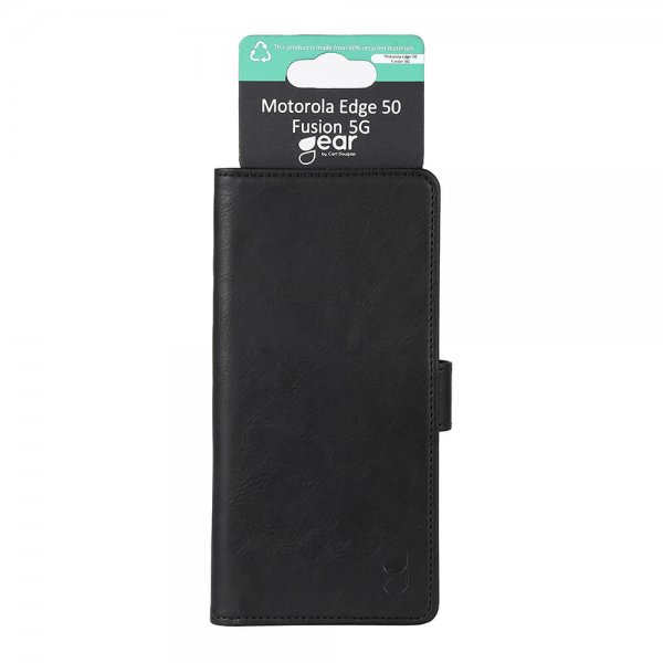 Gear Motorola Edge 50 Fusion Etui 3 Kortlommer Sort