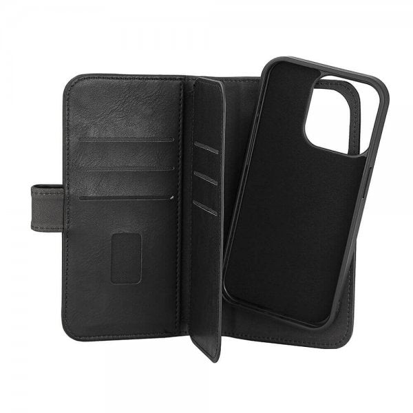 Gear iPhone 15 Pro Cover 7 Kortlommer Aftageligt Cover MagSeries Sort