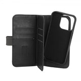 Gear iPhone 15 Pro Cover 7 Kortlommer Aftageligt Cover MagSeries Sort