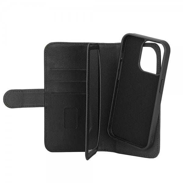 Gear iPhone 15 Pro Cover 7 Kortlommer Aftageligt Cover MagSeries Sort
