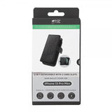 Gear iPhone 15 Pro Max Etui 3 Kortlommer Aftageligt Cover MagSeries Sort