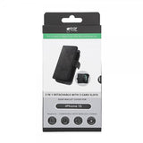 Gear iPhone 15 Etui 3 Kortlommer Aftageligt Cover MagSeries Sort