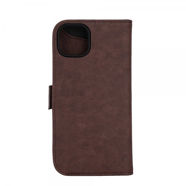 Gear iPhone 15 Plus Etui 3 Kortlommer MagSeries Brun