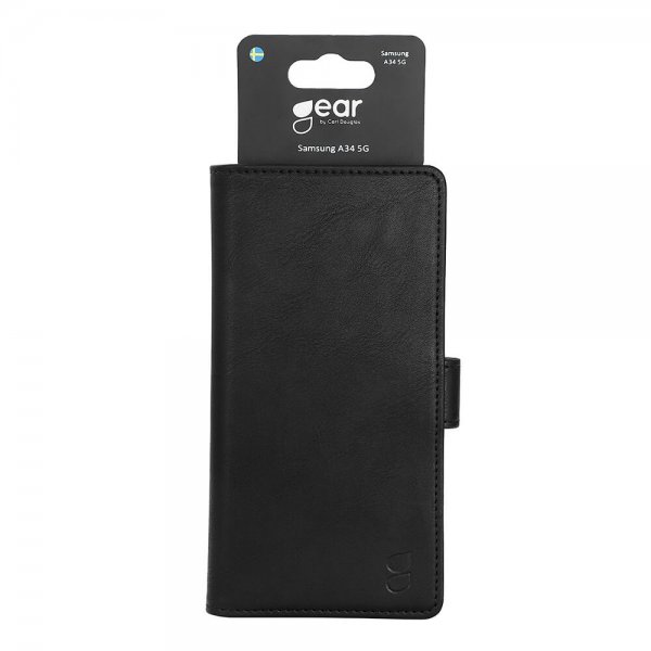 Gear Samsung Galaxy A34 5G Etui 3 Kortlommer Sort