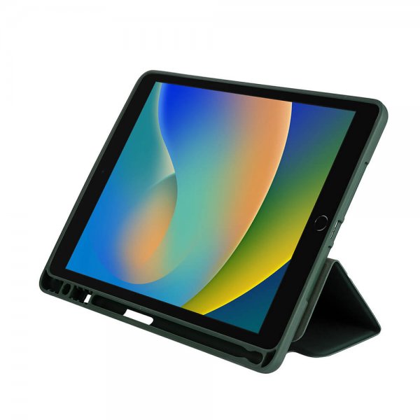 Gear iPad 10.2 (gen 7/8/9) Cover Trifold Stand Folio Grøn