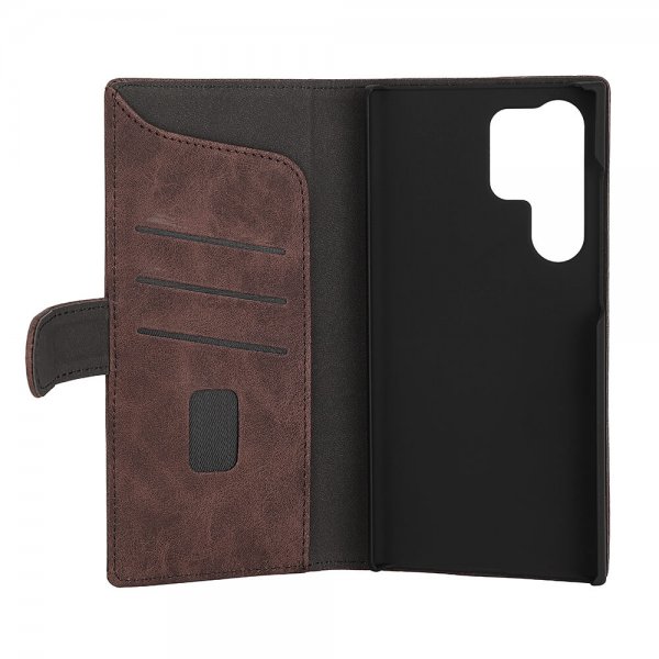 Gear Samsung Galaxy S23 Ultra Etui med Kortrum Brun