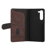 Gear Samsung Galaxy S23 Plus Cover med Kortrum Brun
