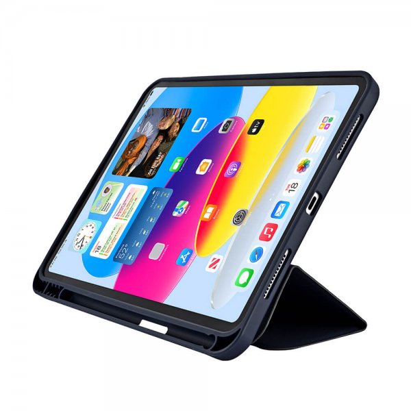 Gear iPad 10.9 (10. generation)/iPad 11 (A16) Etui Penneholder Blå