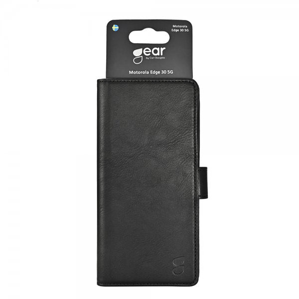 Gear Motorola Edge 30 Etui 3 Kortpladser Sort