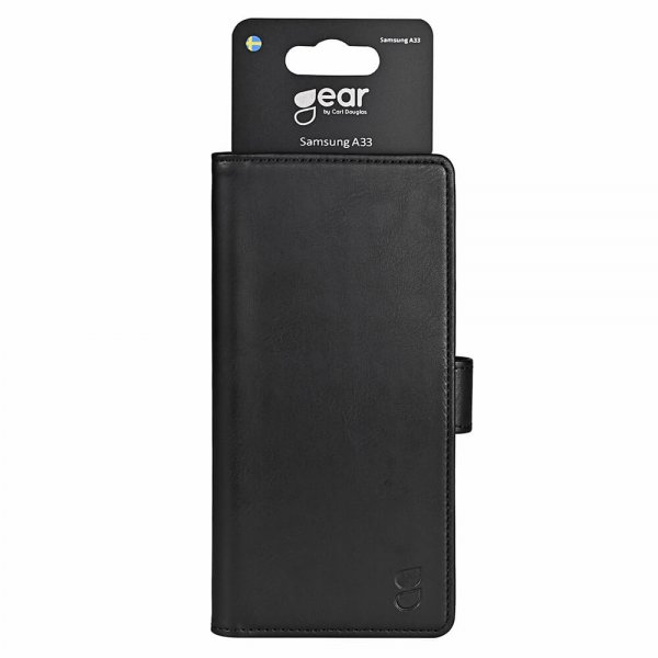 Gear Samsung Galaxy A33 5G Etui med Kortlomme Sort