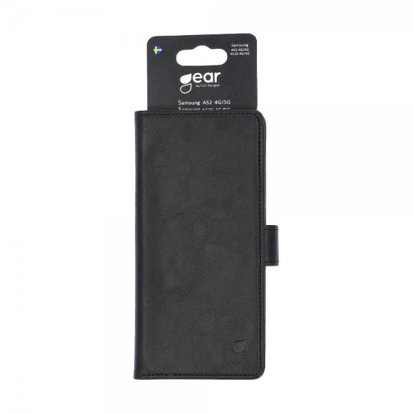 Gear Samsung Galaxy A52/A52s 5G Etui med Kortlomme Sort