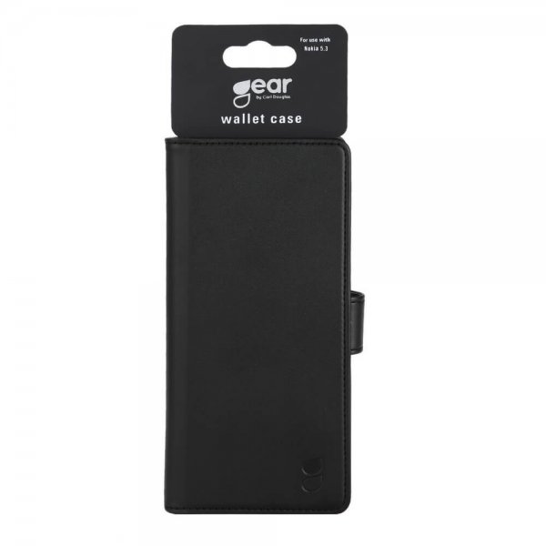 Gear Nokia 5.3 Etui 3 Kortlommer Sort