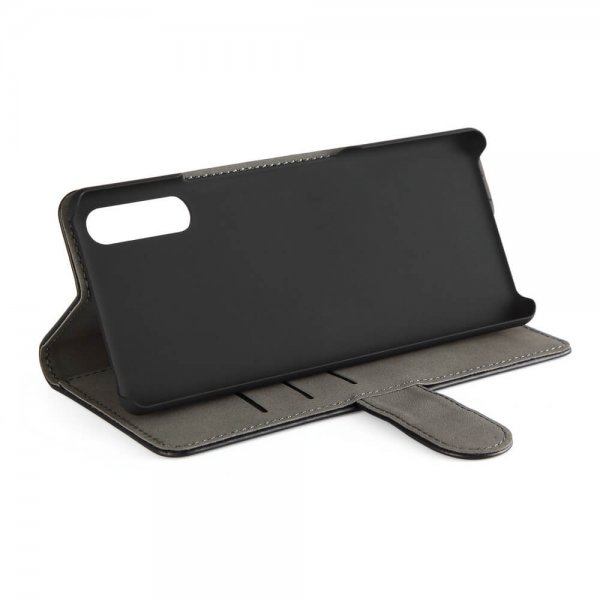 Gear Sony Xperia L4 Cover 3 Kortlommer Sort