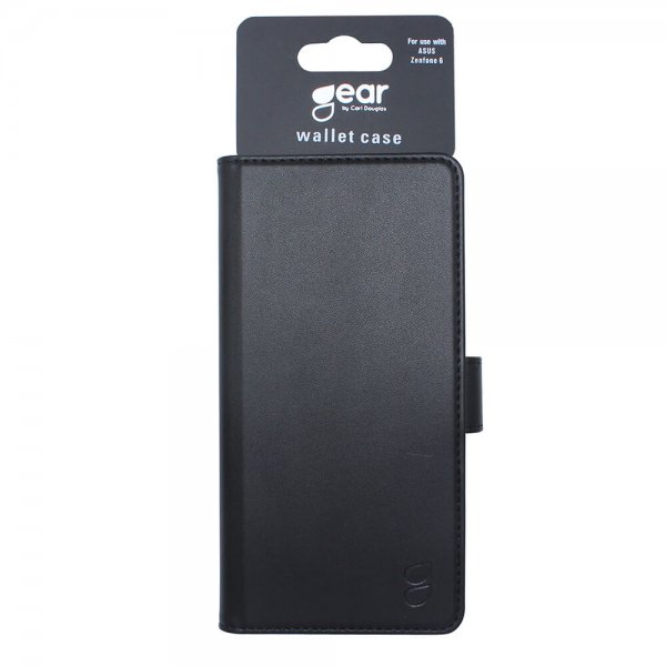 Gear Asus Zenfone 6 Etui 3 Kortlommer Sort