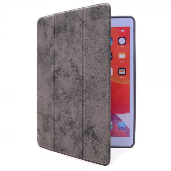 Gear iPad 10.2 (gen 7/8/9) Cover Trifold Stand Folio Grå