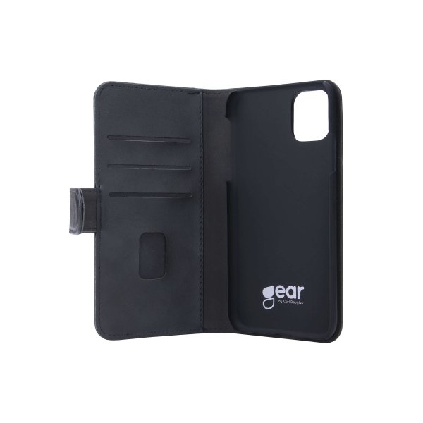 Gear iPhone 11 Etui 3 kortlommer Aftagelig skal Sort