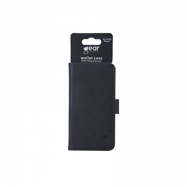 Gear iPhone 11 Etui 3 kortlommer Aftagelig skal Sort