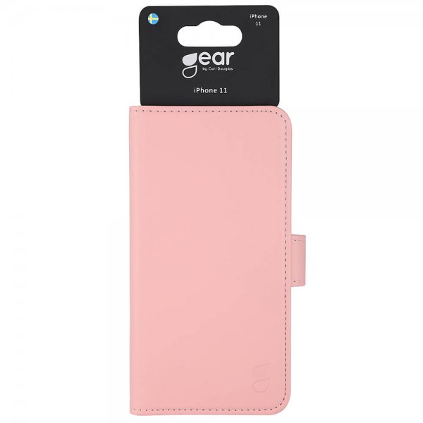 Gear iPhone 11 Cover 3 Kortlommer Rosa