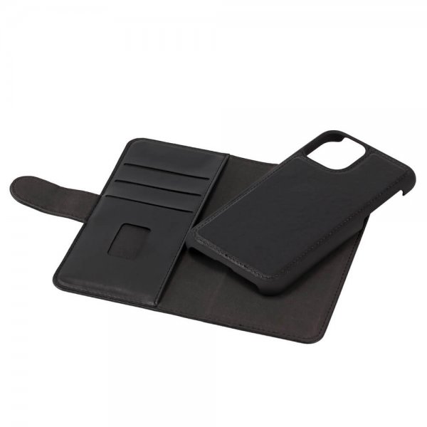 Gear iPhone 11 Pro Cover 3 Kortlommer Aftageligt Cover Sort