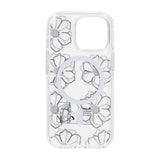 iPhone 15 Pro Max Cover Mønster MagSafe Blomster