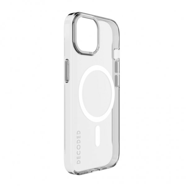Decoded iPhone 15 Skal Genanvendt Plastik Clear Case Transparent