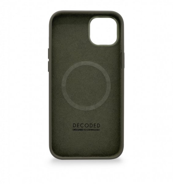 Decoded iPhone 14 Plus Cover Silicone Bagside Olive