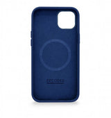 Decoded iPhone 14 Plus Cover Silikone Backcover Navy Peony