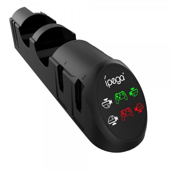 Ipega 6-i-1 Ladestation til Nintendo Switch Controllere