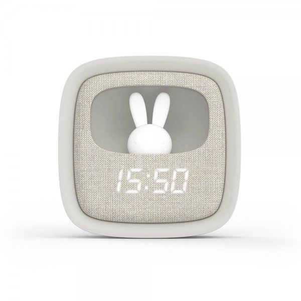 Mobility on Board Vækkeur med Natlampe Billy Clock Grå
