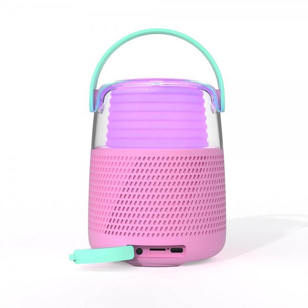 Mobility on Board Højttaler Karaokesæt LED Pink