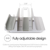 desire2 Dual Bordstativ til Tablet Mac/Ultrabooks Justerbar Aluminium