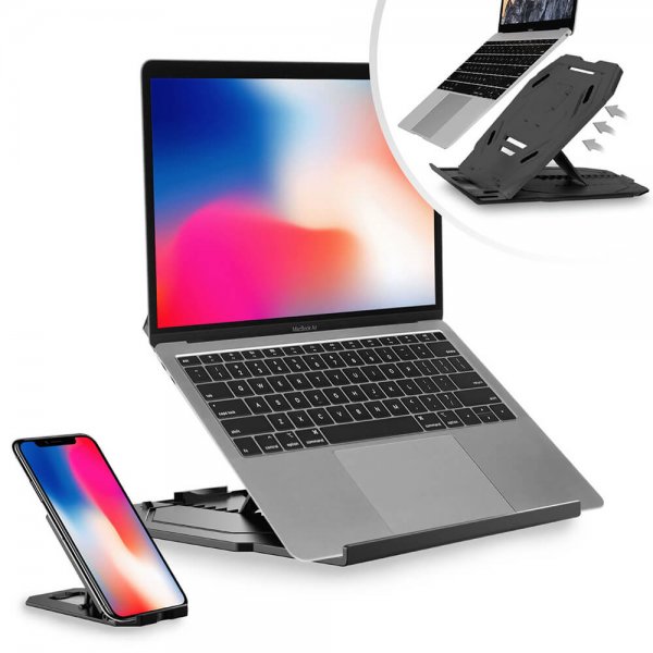 desire2 2-i-1 Bærbart Laptopstativ Roterbart